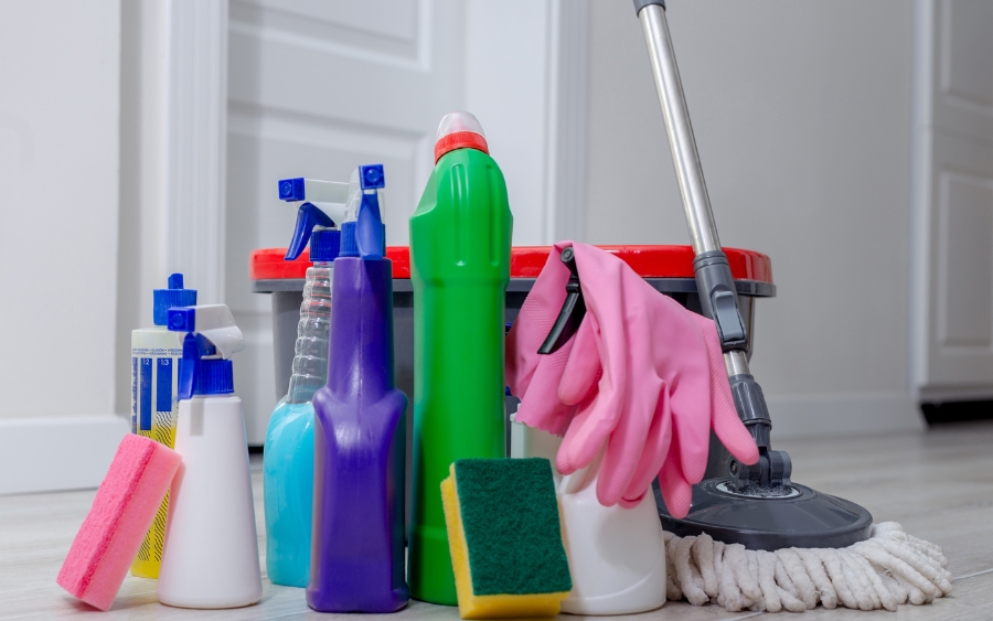 using too much cleaning products