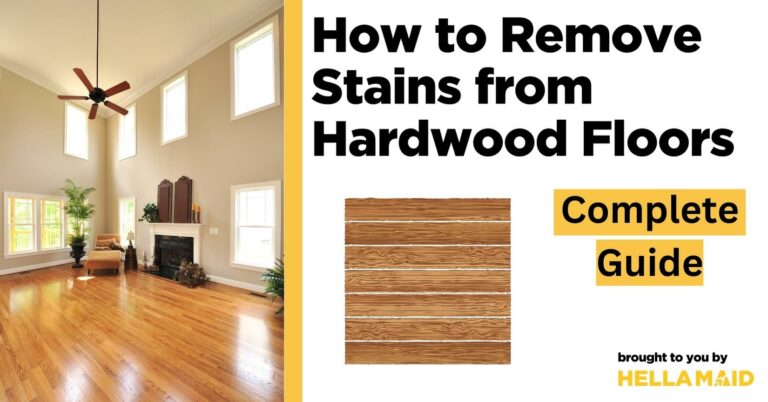 how to remove stains from hardwood floors