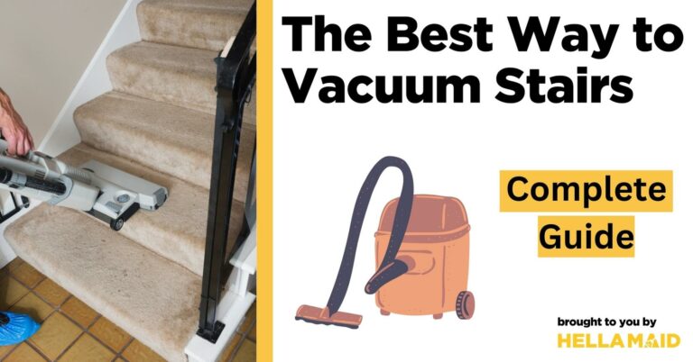 best way to vacuum stairs