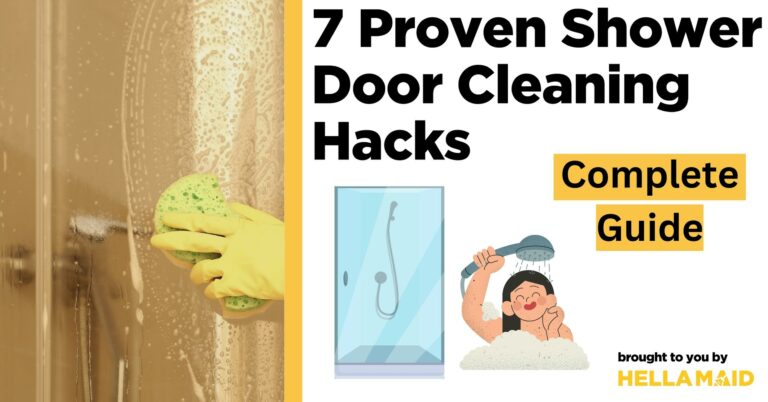 shower door cleaning hacks