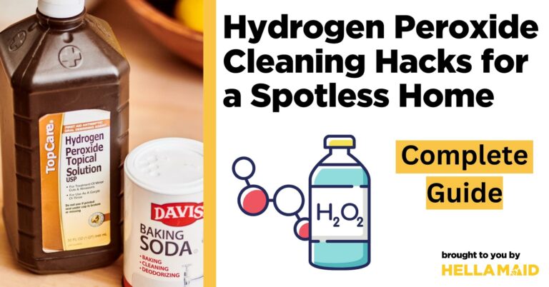 hydrogen peroxide cleaning hacks