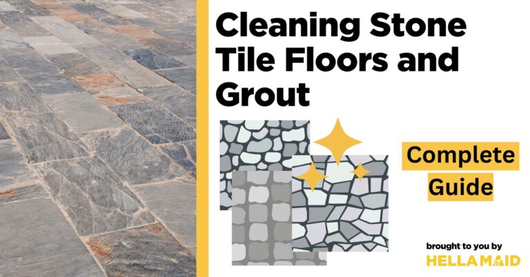 cleaning stone tile floors and grout