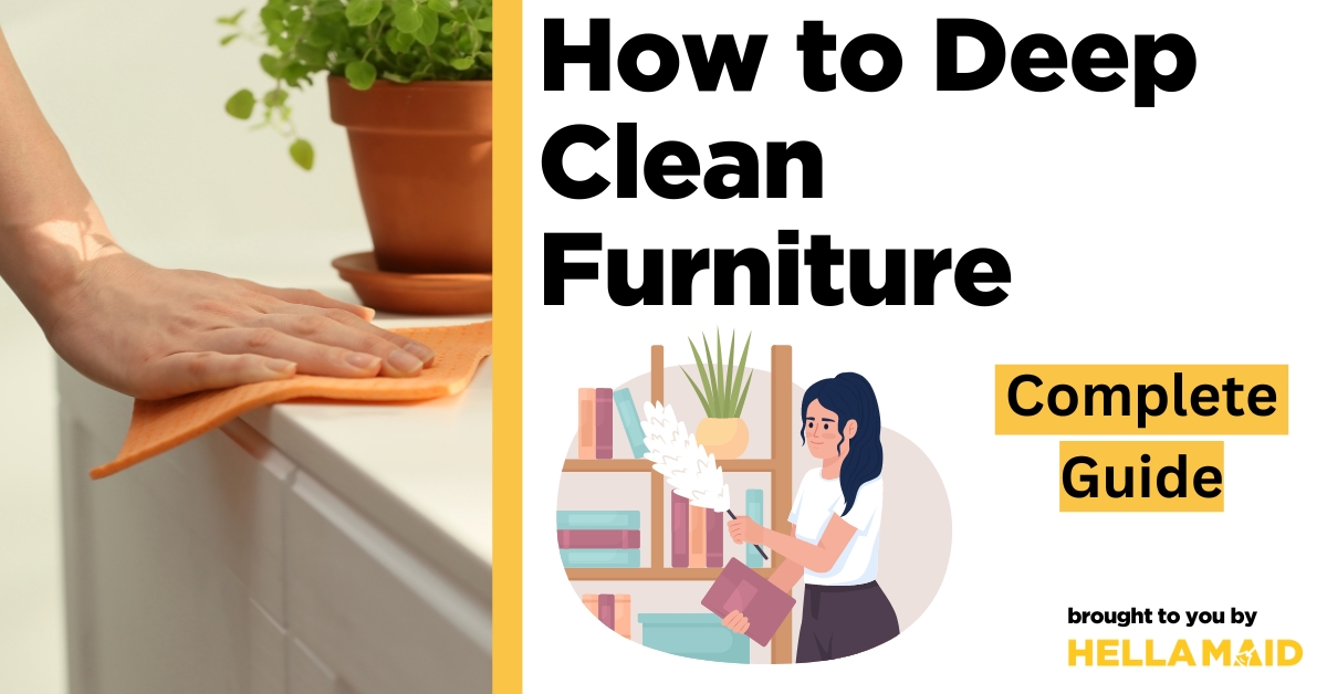 how to deep clean furniture