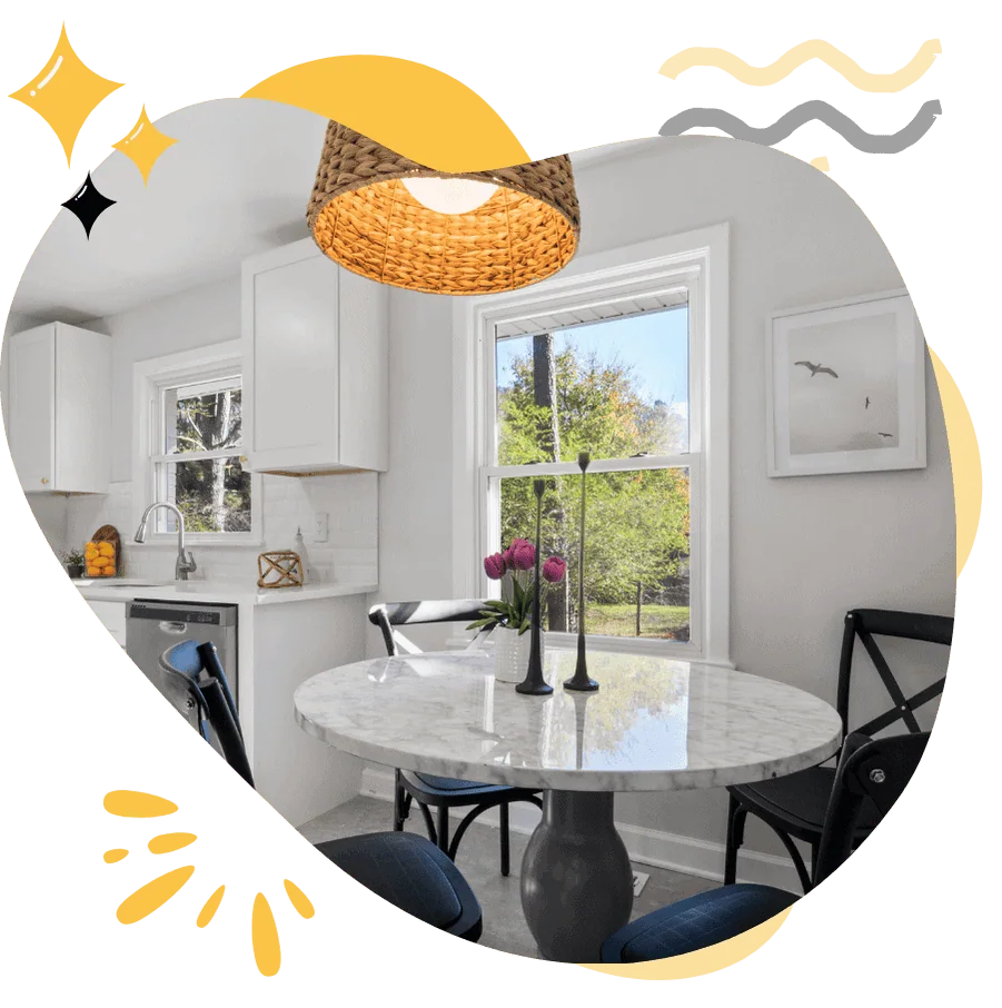 Hellamaid transforms kitchens into sparkling spaces. Expert cleaning ensures your kitchen surfaces and dining area are spotless, making it a perfect place for meals and family time.