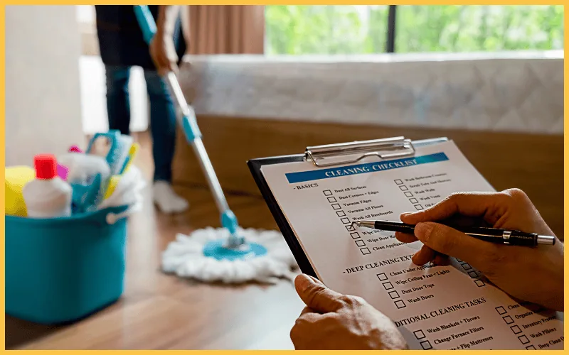 spring cleaning in san antonio - cleaning checklist
