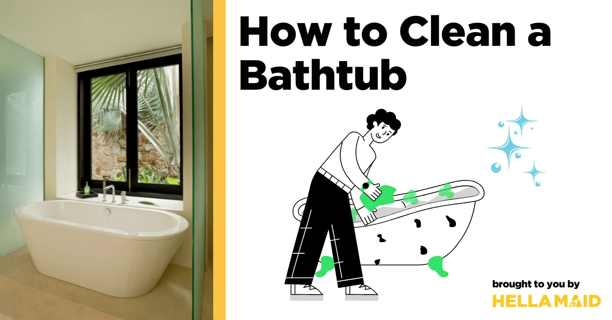 how to clean a bathtub