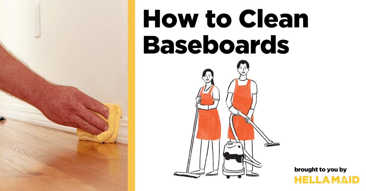 how to clean baseboards