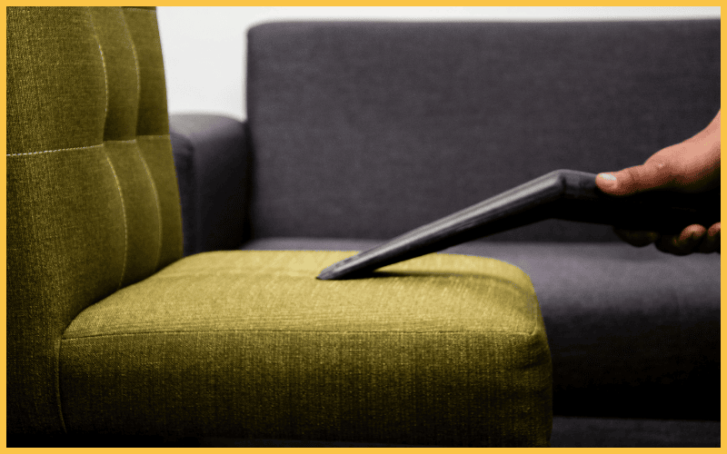 clean sofa