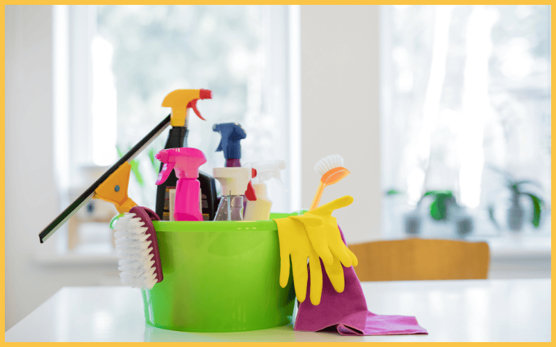 house cleaning supplies