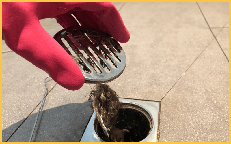 shower drain cleaning