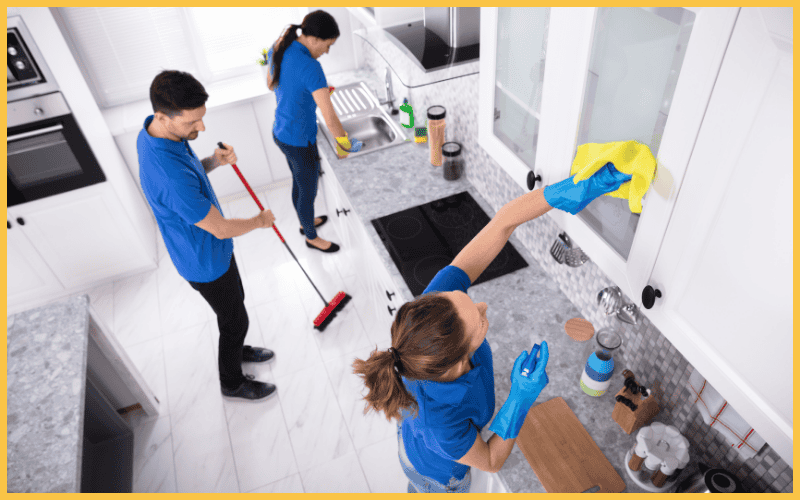 group house cleaning